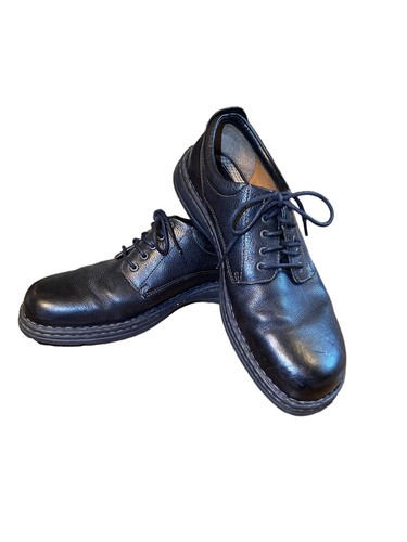 Men's Black Leather BORN Shoes Size 14 