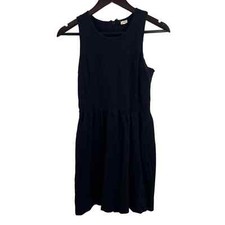 J Crew Dot Dress Black Size XS