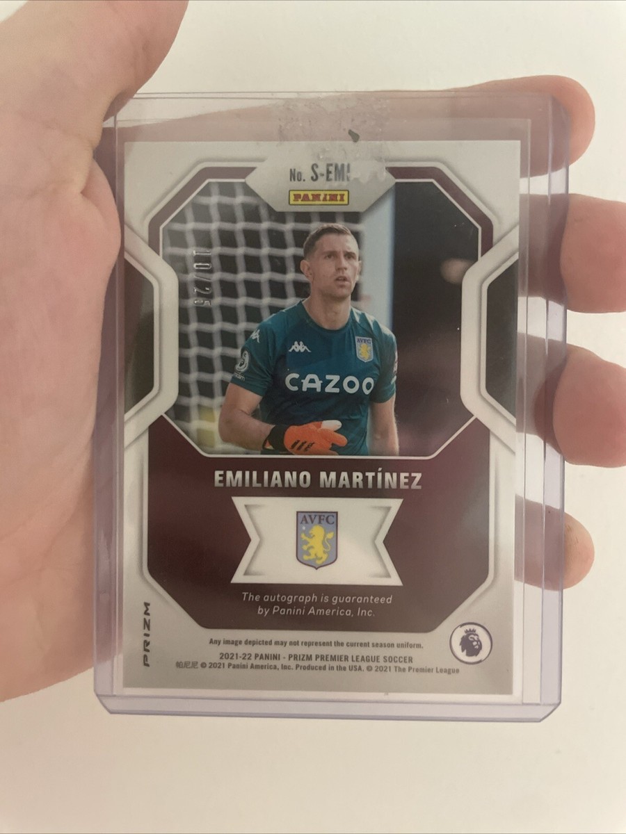 Emiliano Martinez 2021-2022 Panini Prizm Premier League Soccer