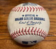 Robert Stephenson Pirates Game Used STRIKE OUT Baseball 5/31/2023 Giants K #345