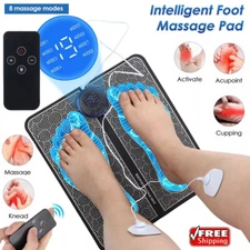 19 Level EMS Electric Foot Massager Pad Muscle Stimulator Blood Circulation Mats