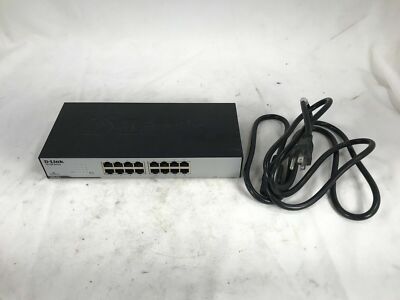 D-Link  DSS (DSS16+) 16-PORTS RACK-MOUNTABLE SWITCH - USED