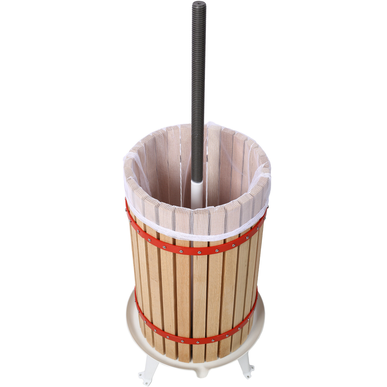 8 Gallon Juice Maker Fruit Wine Press Apple&Grape&Berries Manual Crusher