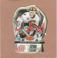 2006-07 Flair Showcase Hot Gloves Miikka Kiprusoff #HG5....MINTY....SEE SCAN