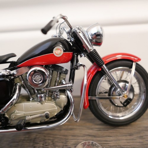 Franklin Mint 1957 Harley-Davidson XL Sportster 1/10 Diecast !!! - Picture 6 of 8