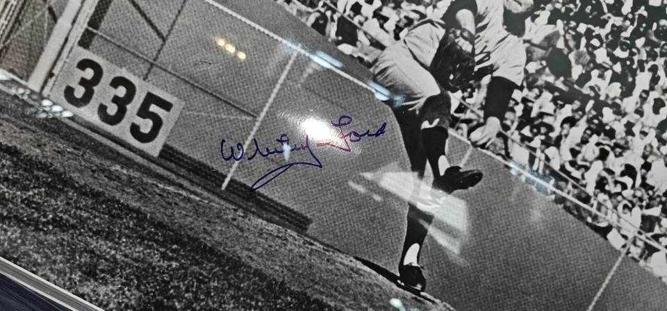 Whitey Ford HOF New York Yankees Signed Framed 16x20 photo JSA COA AF18796 - Image 2 of 4