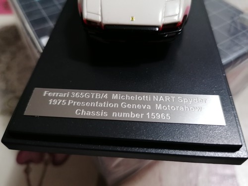 MATRIX FERRARI 365 GTB/4 MICHELOTTI NART SPYDER 1975 N SPARK MINICHAMPS IXO AMR - Foto 4 di 6