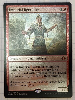 FOIL ETCHED Imperial Recruiter MTG MH2 281 Modern Horizons 2