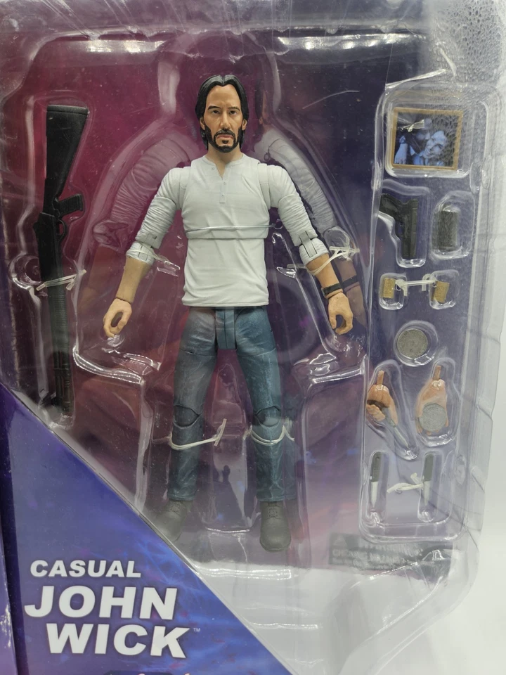 Figura de acción Diamond Select Toys John Wick ropa informal 7" NUEVO envío gratuito  Foto 2 de 4