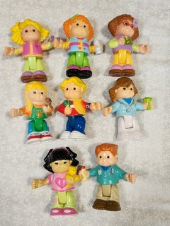 Fisher Price Little People Bendables Poseable Figures Lot Of 8