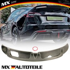 Heckspoiler Lippe Flügel Für Tesla Modell Y 2020-2023 Kohlefaser Schwarz
