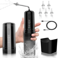 Electric Cordless Vacuum Ear Cleaner Wax Remover Safety Painless with 5 Nozzles