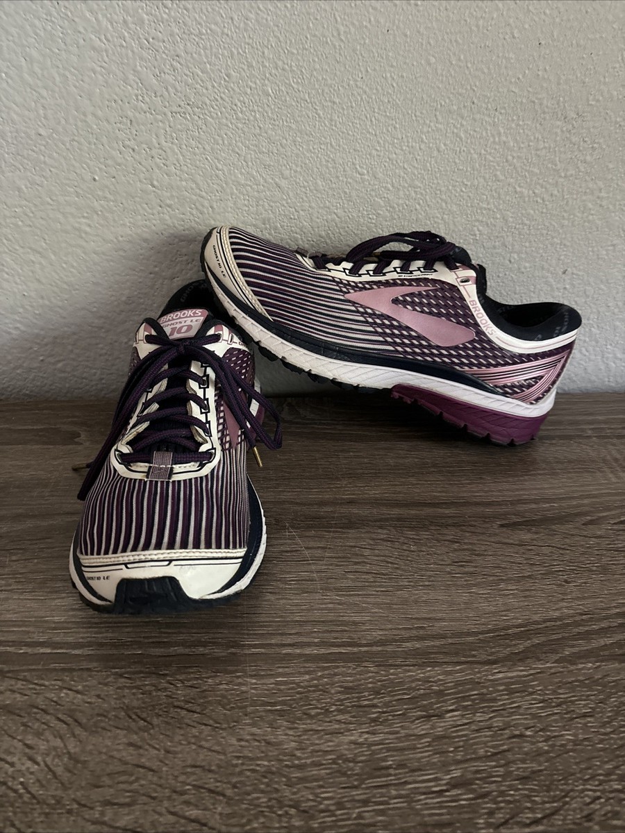 BROOKS Ghost 10 LE Womens Running Shoes Size 7.5 Purple View 2