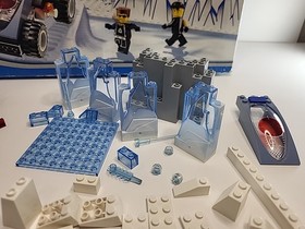 LEGO Alpha Team 4748 Ogel&rsquo;s Mountain Fortress Incomplete Parts w/ Box & Terrain