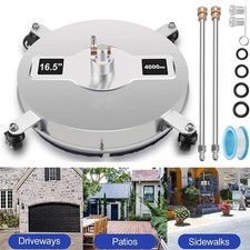 Power Washer, Jet Washer Flat, Surface Cleaner, Patio Cleaner for Car & Home New