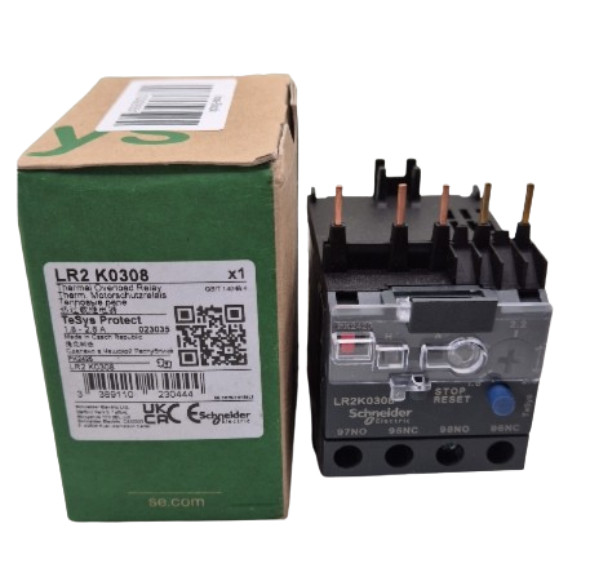 Schneider LR2 K0308 - TeSys K - Differential Thermal Overload Relay Incl VAT