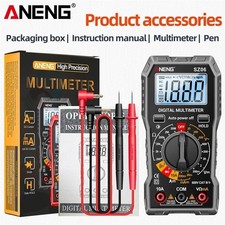 Digital Multimeter True RMS 600V AC/DC 10A Auto ID Backlight Flashlight Tester