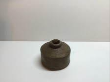 Antique 1870’s Pork Pie Stoneware Inkwell.