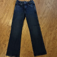 Wrangler Retro Relaxed Bootcut Jeans Boys 11 Reg Dark Wash Adjustable Waist
