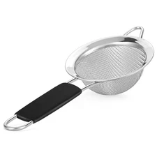 Fine Mesh Strainer 3.4 Inch Round Sieve for Loose Tea Coffee Juice Food