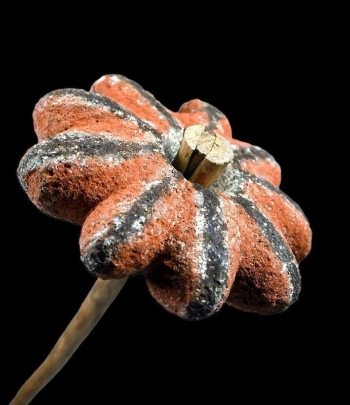 A Rare New Guinea, Fly River, Painted Star Shaped StoneClub Ex George Craig