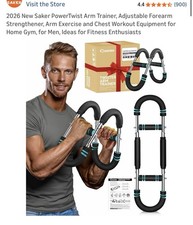 Saker Twister Arm Trainer 70-110lbs New In Box Work Out Equipment Strength