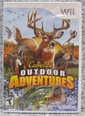 Video Game Wii Cabela's Outdoor Adventures NEW SEALED