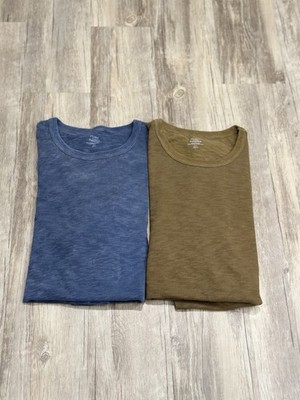 Flint & Tinder Men s Premium Slub Tee (lot Of 2) Washed Olive , Washed Navy XL
