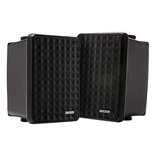 Kicker 46KB6B Black Indoor Outdoor full-range Speakers Pair Open Box