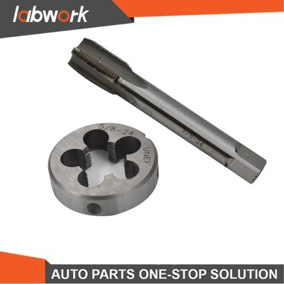 Labwork 5/8''-24 Tap and Die Set UNF HSS Threading Gunsmithing 5/8'' x 24