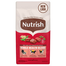 Rachael Ray Nutrish Natural Dry Dog Food, Real Beef, Pea  Brown Rice Recipe, 6