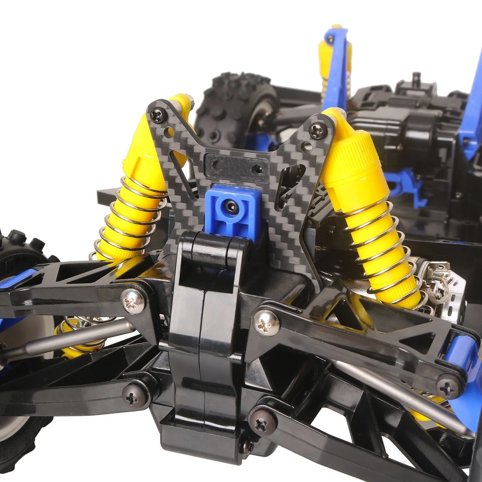 LCX 1/10 RC Truck Car Carbon Fiber Rear Shock Tower Stay for Tamiya The Bigwig - Image 2 of 4