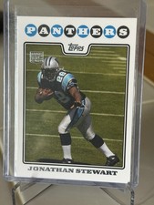 Topps 2008 Jonathan Stewart Rookie #348 Carolina Panthers NFL Football Card. rookie card picture