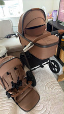 Silver Cross cove Travel System Pushchair Pram with Carrycot & Seat Unit,