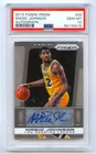 MAGIC JOHNSON 2013 PRIZM BASE LOS ANGELES LAKERS AUTO AUTOGRAPH PSA 10 *POP 7*