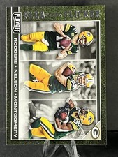 2017 Playoff Football Flea Flicker #4 Aaron Rodgers/Jordy Nelson/Ty Montgomery
