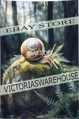 Snail Fern Tapestry Woodland Moss wall decor 59X82 in