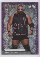 2022 Upper Deck AEW All Elite Wrestling Purple Pyro 59/199 Keith Lee #67 10cv
