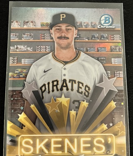 2025 Bowman Paul Skenes #HS-13 Hobby Stars Insert Treasure Trove Pirates - Picture 4 of 4