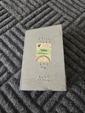 1/16-1/2 Fraction Drill Bit Set 29 Pcs. Jobber Bright Finish, Made in USA