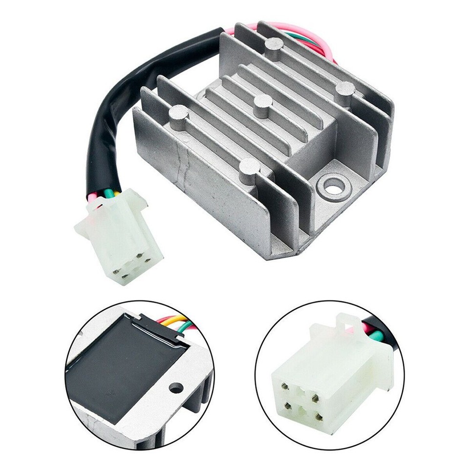 ATV Dirt Bike Quad Voltage Regulator Rectifier 4 Wire Full Wave Magento ...