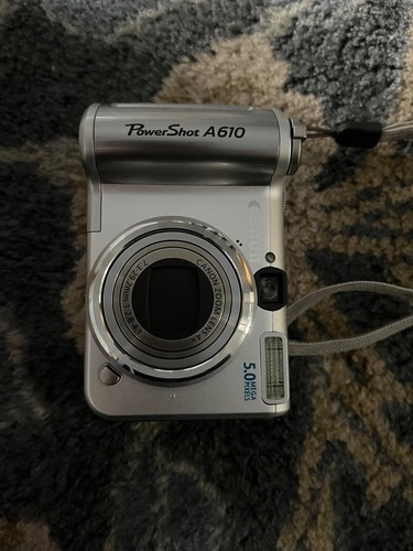 Canon Powershot A610 5.0 MP Digital Camera Flip Screen W/Box EUC - Picture 5 of 7