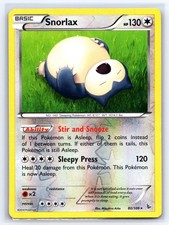 Snorlax 80/106 Rare Flashfire Pokemon Reverse Holo Lightly Played on eBay