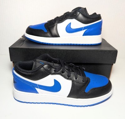 Nike Air Jordan 1 Low Alternate Royal Toe GS Size 6Y 553560-140