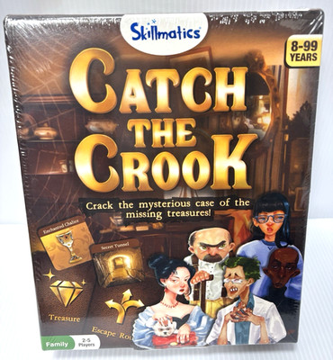 Skillmatics Catch The Crook Board Game Family Strategy Prediction Game NEW