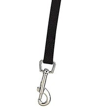 Guardian Gear Cotton Web Dog Training Lead 20'x5/8", Black 20-Feet