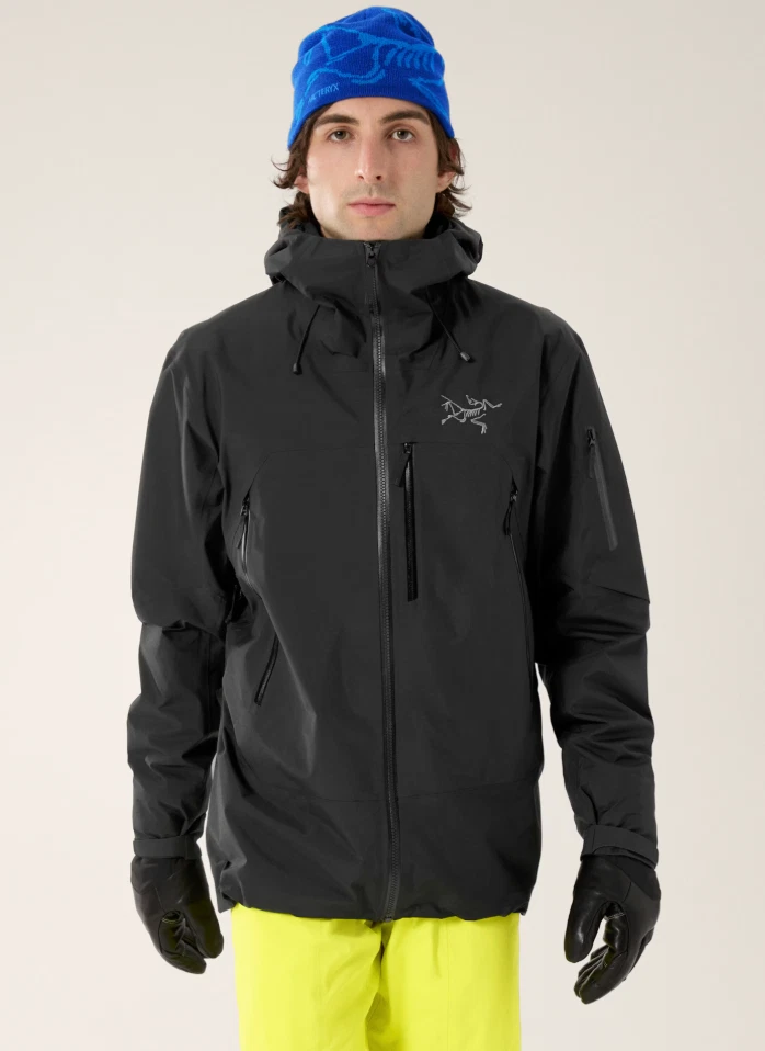 New Arc'teryx Rush Arcteryx Snow Ski Gore-tex Jacket Mens L Black NWT