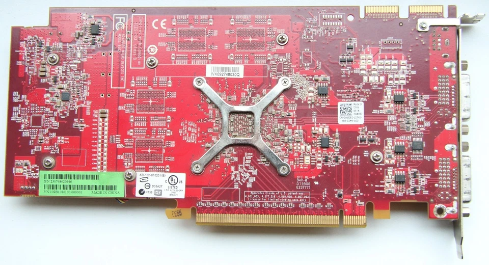 ATI Radeon 2600XT 256MB Dual DVI Dell WX092 Graphics Video Card - Image 2 of 3