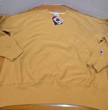 Champion Vintage Wash Reverse Weave Men Crewneck Sweatshirt Size L NWT