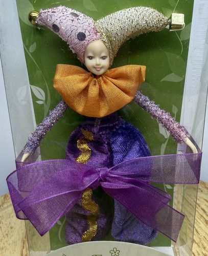 Tassie Fairy Purple Orange Juster Handmade Fairy From Thailand Ornament
